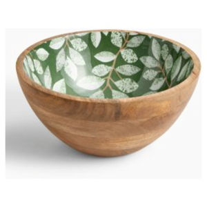 Bol à pâte imprimé en bois enduit d'émail de finition brillante pour des parties - Product Image 1
