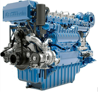 Weichai Baudouin 6m33 série 6M33C750 moteur diesel marin 4 temps 6 cylindres refroidi par eau pour moteur de bateau
