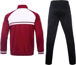 Tenue de sport décontractée à capuche d'automne de couleur unie personnalisée en gros ensembles de survêtements 100% coton pour hommes - Product Image 2