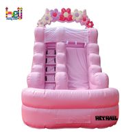Vente chaude de toboggan aquatique gonflable en PVC pour un usage récréatif