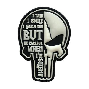 Parches de Goma de PVC Personalizables con Diseños de Calaveras, Flores y Letras Inglesas, Relieve 3D, Cosidos, Ecológicos para Ropa, Sombreros y Bolsos - Product Image 2