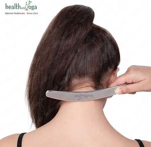 HealthAndYoga SteloRelief Boomerang Acier Inoxydable Gua Sha Outil Tissu Profond Jambe Corps Massage Option De Gros - Product Image 1