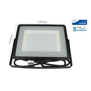 LED luce di inondazione 200W IP65 neutro bianco Super sottile 56mm alloggiamento nero Samsung 5 anni di garanzia SKU-10027-illuminazione/ - Product Image 1
