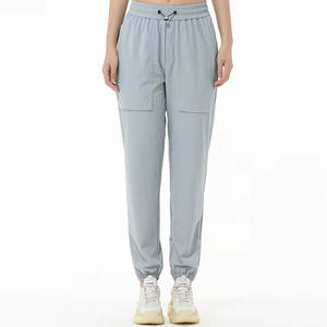 กางเกงวิ่งของผู้หญิงกางเกงผ้าโพลีเอสเตอร์ผ้าฝ้าย100% ใส่สบายทันสมัย - Product Image 4