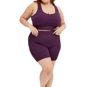 Top Deportivo de Yoga de Talla Grande, Sin Mangas, Elástico, Ropa Deportiva Activa, para Entrenamiento, Fitness, Gimnasio, Ropa Deportiva Cómoda para Mujer - Product Image 1