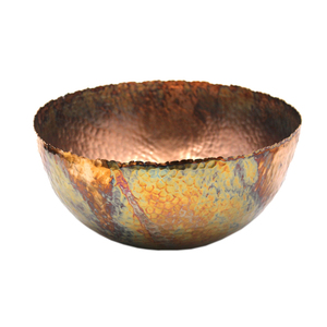 Amazing Quality Metal Round Shaped Serving Salad Bowl Rough Wash Serving Bowl for Kitchen & <b>Tabletop</b> Decoration Handmade - Product Image 1