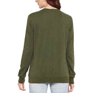 Sudadera de Moda para Mujer, Invierno, Casual, Manga Larga, Cuello Redondo, Transpirable, Ecológica, de Secado Rápido, Personalizable, de Algodón - Product Image 2