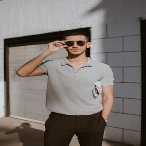 Men's 100% Cotton Performance for Polo T-Shirt Slim Fit Pique Knit with Stretchy Comfort Indian Sellers' Mercerized Compact - Product Image 5