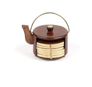 Premium Wooden Cup <b>Holder</b> <b>Coaster</b> Natural Modern Design High Quality Hot and Cold Drinks Luxury Style Customized Low Price - Product Image 4