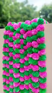 พวงมาลัยดอกดาวเรืองประดิษฐ์สำหรับงานแต่งงานแบบอินเดีย, ดิวาลี, ฮัลดี, เมห์นดี, งานปาร์ตี้และงานอีเว้นท์, ฉากหลังตกแต่งเวที - Product Image 3