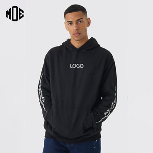 Nouveau surdimensionné Logo personnalisé poids lourd goutte épaule sport sweats à capuche décontractés hommes coton respirant séchage rapide 100% coton à capuche - Product Image 1