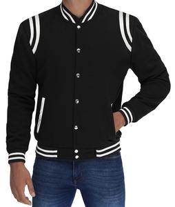 Chaqueta Varsity Personalizable para Hombre con Exterior de Lana/Poliéster, Características Impermeables y Resistentes al Viento, Servicio OEM - Product Image 6