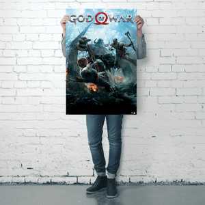 Póster moderno en lienzo de God of War para decoración de pared - Product Image 3