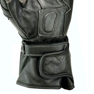 Guantes de Carreras de Dedos Completos con Diseño Personalizado para Hombre y Mujer, Guantes de Motocicleta de Cuero con Pantalla Táctil, Protección para Motocicleta - Product Image 6
