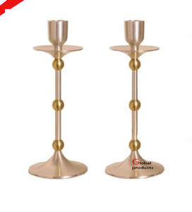 Portavelas de diseño en acero inoxidable con acabado plateado de aspecto increíble para hoteles, restaurantes y bares - Product Image 5