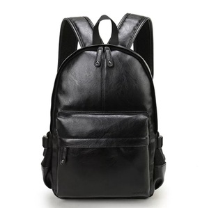 High Quality Genuine Leather <b>Backpack</b> for Young Men Men's Laptop Bag Stylish School Knapsack <b>Other</b> Sports Bags - Product Image 3