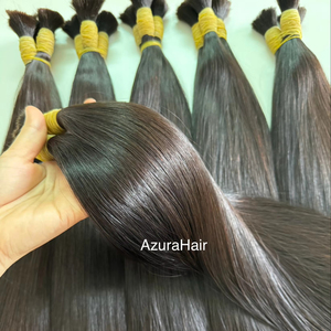 ลดกระหน่ำ30 $/กิโล! ผมคนเวียดนาม100% ผมเป็นลอนคลื่นลึกถักเปียเป็นจำนวนมากไม่ถักทอสำหรับการต่อผม - Product Image 4