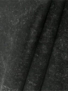 T-shirts légers en coton 100% délavés à l'acide pour hommes Haut respirant avec motif tendance solide - Product Image 4