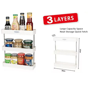 Rack di stoccaggio da cucina multifunzione regolabile per soluzioni di organizzazione e risparmio di spazio - Product Image 2