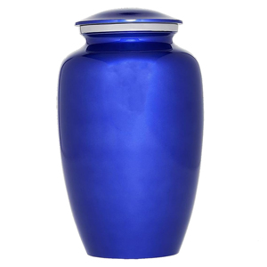 โกศเผาศพสีน้ำเงินเรียบง่าย เป็นมิตรกับสิ่งแวดล้อม ทนทาน พร้อมบริการสลักชื่อ ขนาด 10 นิ้ว ดีไซน์ปรับแต่งได้ ความจุ 220 คิวบิกอินช์ - Product Image 2