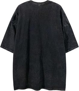 T-shirt d'été classique décontracté pour homme Polyester/coton mélangé Couleur unie Col rond Respirant Anti-rétrécissement Manches courtes Coupe régulière - Product Image 4