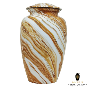 Urna Funeraria de Mármol Hecha a Mano para Adultos, Estilo Europeo/Americano, Ecológica, Diseño Personalizable, Duradera, 220 Pulgadas Cúbicas - Product Image 2