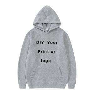 OEM/ODM Custom 100% Cotton 450gsm Thermal Fleece Hoodie Discharge Printing for Winter Season Manufactured 380-500 Gsm <b>Range</b> - Product Image 6