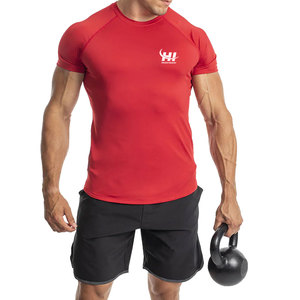 T-shirts de sport pour hommes, légers, pour l'entraînement physique, vêtements personnalisés, coupe flexible, t-shirts de sport pour hommes - Product Image 1