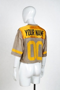 Ropa Deportiva para Adultos, Impresión de Nombre de Equipo, Servicio OEM, Jersey de Fútbol Americano de Malla, Jersey de Fútbol para Hombre, Personalizado, Corte Cuadrado - Product Image 5