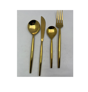 ชุดมีดทองเหลืองขัดเงาสวยงามโบราณ4ชิ้น - Product Image 1