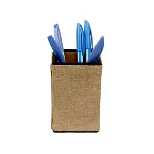 Jute Pen Pencil Holder High Selling Quality Modern Look Jute panicle Marker holder For Office School Table Usage In Wholesale