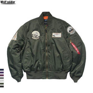 เสื้อแจ็กเก็ตบอมเบอร์ผ้าซาตินพิมพ์ลายด้วยผ้าไหมเสื้อแจ็กเก็ตบอมเบอร์เสื้อแจ็กเก็ตบอมเบอร์ - Product Image 1