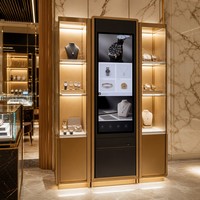 Vitrine interactive à écran tactile intelligent avec écran numérique pour magasin de détail et salle d'exposition