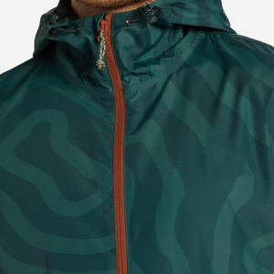 Chaqueta cortavientos de invierno personalizada para hombre, tela impermeable a prueba de viento texturizada de alta calidad con cuello levantado Ronpex - Product Image 5