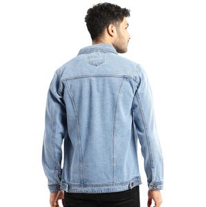 Nueva llegada de la mejor marca de alta calidad personalizada para hombres chaqueta de mezclilla transpirable chaquetas de mezclilla para hombres - Product Image 1