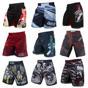 Pantalones cortos OEM personalizados de tela de alta calidad en blanco sublimación MMA BJJ para hombres pantalones cortos de lucha unisex pantalones cortos personalizados muay thai mma wear - Product Image 2