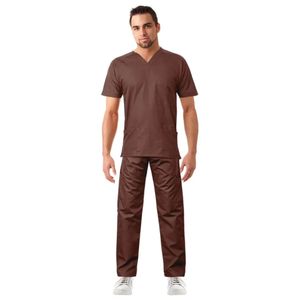 Wholesale Men <b>Scrubs</b> <b>Sets</b> for Hospital Soft High Quality Solid Color Fashionable Jogger Men <b>Scrubs</b> Uniform <b>Sets</b> - Product Image 4