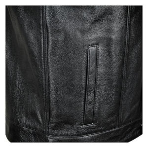 Haute qualité motard personnalisé mode élégant moto hommes gilet en cuir pour hommes et femmes - Product Image 5