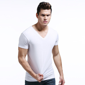 เสื้อยืดผ้าเจอร์ซีย์สำหรับผู้ชายและผู้หญิงผ้าคอตตอน/เส้นใยไม้ไผ่ทรงหลวมทรงสปอร์ตย้อมสีแห้งเร็วสีพื้น260ก. - Product Image 6