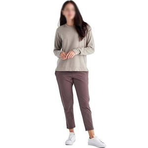Sudadera Holgada de Moda para Mujer, con Estampado Personalizado en la Parte Delantera, Teñido Anudado, de Secado Rápido, con Hombros Caídos - Product Image 3