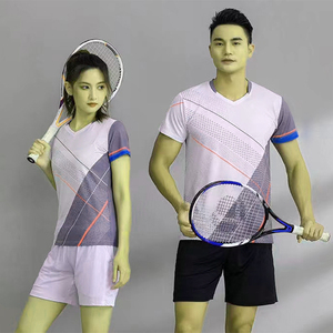 2025 logo personnalisé taille femmes Tennis de Table uniforme Tennis chiffons femmes et hommes Sublimation impression Badminton Jersey - Product Image 5