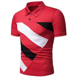 Diseño personalizado algodón transpirable impresión su propia marca Logo patrón sublimación poliéster Spandex Golf polos para hombres - Product Image 2