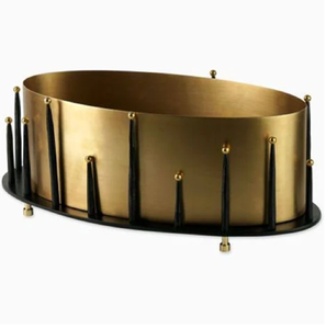 Vente en gros de seau refroidisseur de vin en aluminium de taille jumbo design robuste avec espace de refroidissement spacieux pour plusieurs bouteilles - Product Image 3