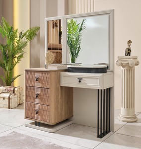 Stylish Modern Luxury Tufted Bed Set Beautiful Adjustable MDF <b>Wood</b> Leather Customizable for Home Office Apartment Hotels Villa - Product Image 6