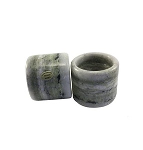 Ntique-servilletero con diseño de mármol, anillo de boda de lujo, pieza sólida - Product Image 4