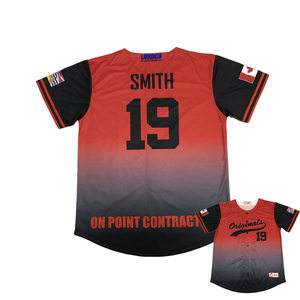 Maillot de baseball et de softball personnalisé OEM uniforme vierge respirant avec conception de sublimation de mode imprimée pour la personnalisation - Product Image 2