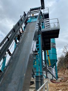 Avancé 120 M3/h Construction compacte électrique PLC pompe moteur boîte de vitesses roulement moteur utilisé pour centrale à béton - Product Image 5