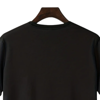 T-shirt noir personnalisé imprimé Crazy Rich Bear, t-shirts unisexes de luxe, streetwear, doux, 100% coton, mode décontractée, logo OEM