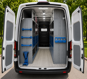 Sistema de Almacenamiento para Camionetas Comerciales con Armarios de Exhibición, Cajones para Piezas Pequeñas y Estantes Móviles para Talleres, para Todo Tipo de Vehículos - Product Image 1