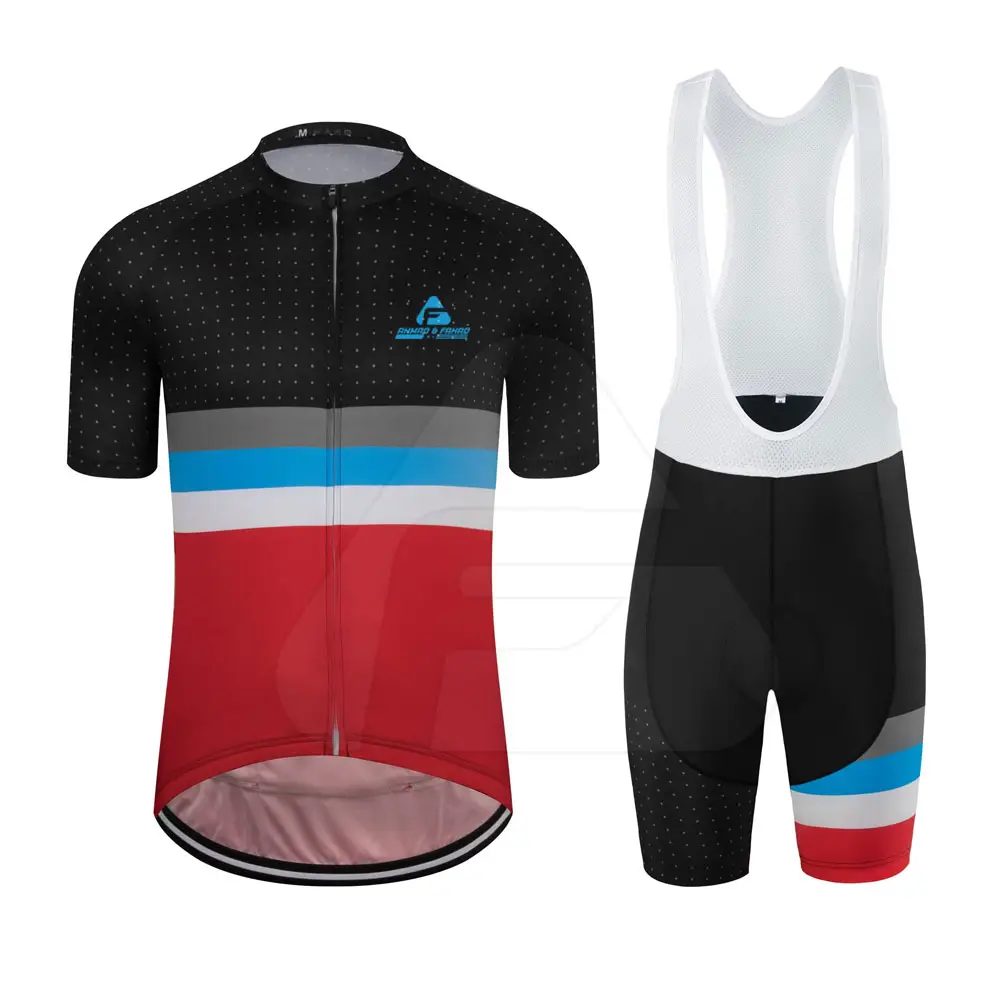 Men Mountain Bike Clothes Cycling Clothing Uniforms Wholesale Professional Cycling Shirt And Bib Uniform